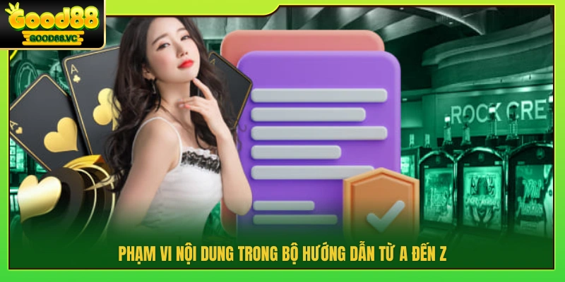 Phạm vi kiến thức trong bộ hướng dẫn
